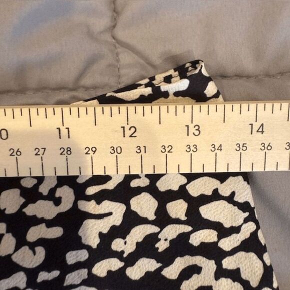 Princess Polly Midnight Wanderer Black and White Leopard Print Mini skirt Size 4 - Picture 9 of 11